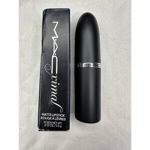 MAC Maximal Silky Matte Lipstick #678 Caviar 0.12oz NEW Full Size